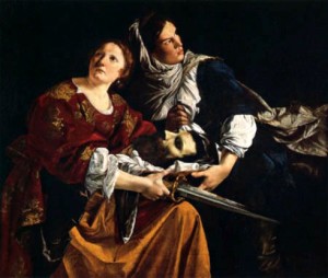 Judith and her Maidservant with the Head of Holofernes, Orazio Gentileschi, father of Artemisia