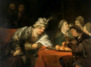 'The Banquet of Ahasuerus', Aert de Gelder, circa 1680