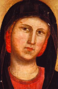 The Madonna, detail from a Giotto painting