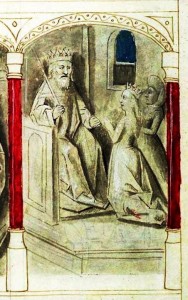 Illumination from the 'Biblia Pauperum', Hesdin of Amiens, circa1450