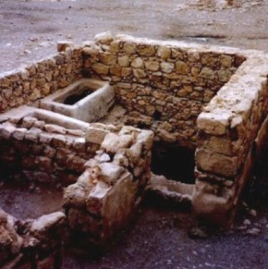 Mikveh excavated at ancient Masada
