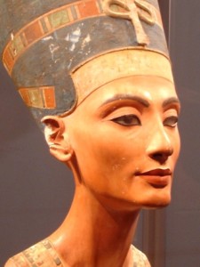 Statue of the ancient Egyptian queen Nefertiti