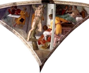 'The Punishment of Haman', Michelangelo Buonarroti, 1511