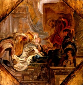 'Esther before Ahasuerus', Peter Paul Rubens, 1620