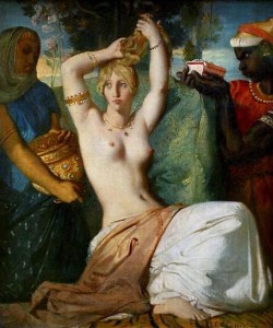 'La Toilette d'Esther' by Theodore Chasseriau, 1841