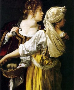 BIBLE PAINTINGS.JUDITH Artemisia Gentileschi Judith and her Maidservant