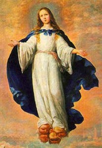 19th century image of Mary as Queen of Heaven
