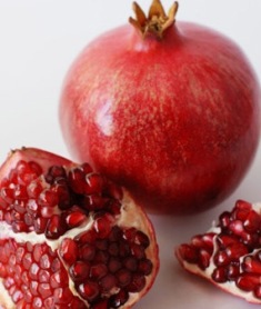A pomegranate, ancient symbol of fertility in Nature