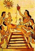 Aztec human sacrifice; most religions have preached vehemently against human sacrifice