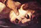 Detail of Caravaggio's painting of the sacrifice of Isaac