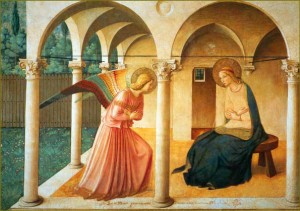 The Annunciation, Fra Angelico, 1438–45