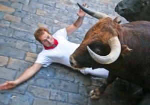 'Running of the bulls' is a modern-day rite of passage