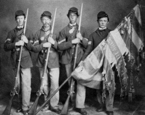 Photograph of boy soldiers from the American Civil War