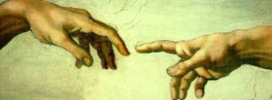 Michelangelo, hands of God and Adam