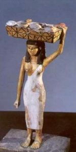 Statuette of an ancient Egyptian female worker