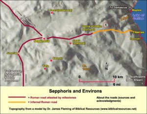 MARY MAGDALENE: BIBLE WOMEN: MAP OF NAZARETH AREA
