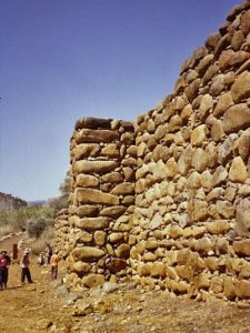 Reconstruction of ancient city walls