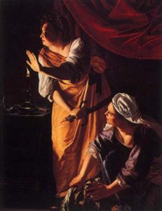 Judith and the Maid-servant with the head of Holofernes, Artemisia Gentileschi