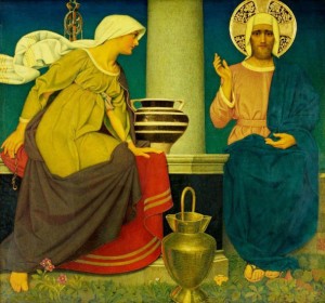 The Samaritan woman meets Jesus at the well, John Southall, 1935