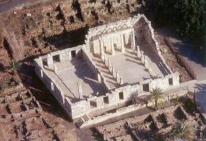 Capernaum synagogue ruins