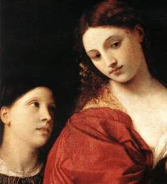 Judith with her maid