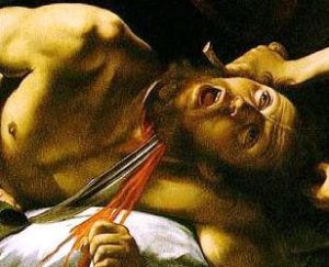 Holofernes beheaded, Caravaggio