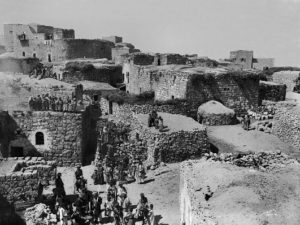 Nazareth at the time of Jesus may have looked something like this 19th century photograph of a Middle Eastern village