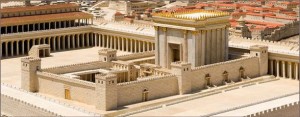 Reconstruction of the Jerusalem Temple built by King Herod the Great