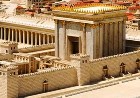 Reconstruction of the great Temple in Jerusalem, built by King Herod the Great