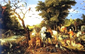 Paintings of Noah, The Entry of the Animals, Jan Brueghel the Elder, 1613