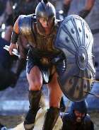 'Achilles' movie. Sophisticated Greek armour; Israelite warriors susually depended on surprise and strategy to win battles