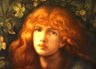 The Magdalene, detail of painting by Rossetti
