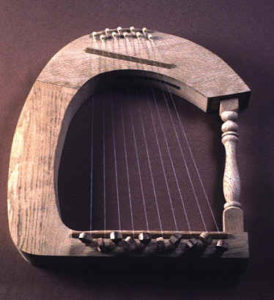 Replica of an ancient harp
