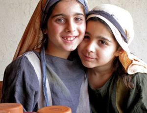 Two Middle Eastern sisters