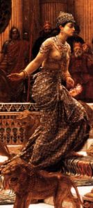 Visit of the Queen of Sheba to King Solomon by Edward Poynter, 1890, detail