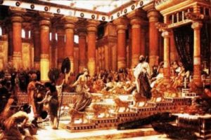 Painting, Visit of the Queen of Sheba, Edward Poynter