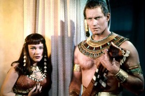 Charlton Heston as Moses confronts his Hebrew identity in 'The Ten Commandments'