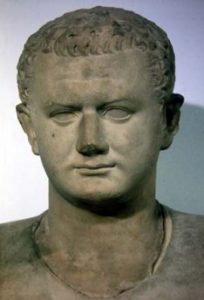 The Roman emperor Titus as a young man