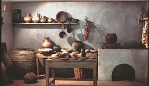 Reconstruction of a 1st century kitchen