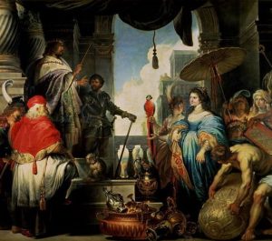 The Queen of Sheba and King Solomon Erasmus-Quellinus-II