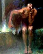 Lucifer, painting by Franz von Stuck