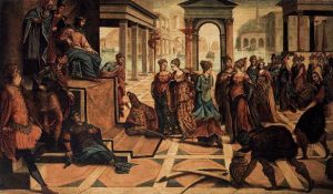 Solomon receives the visit of the Queen of Sheba, Tintoretto