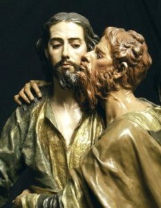 The Kiss of Judas, Spanish carving