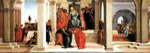 Filippino Lippi, Three scenes from the story of Queen Esther