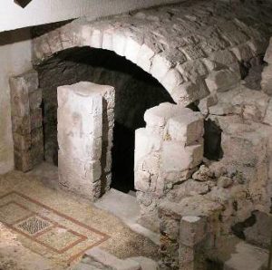 An ancient mikveh, excavated in the Upper City of Jerusalem