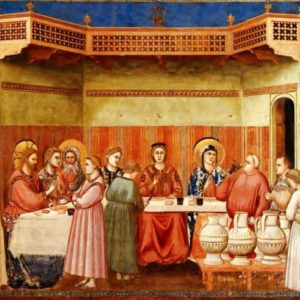 Christian painters like Giotto show the wedding at Cana as a sedate event; in fact there must have been some respectable drinking going on