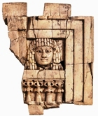 Ivory plaque, the Woman at the Window, linked with the Canaanite goddess