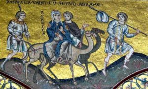Rebecca's journey to meet Isaac, The Norman Cathedral at Monreale, Sicily