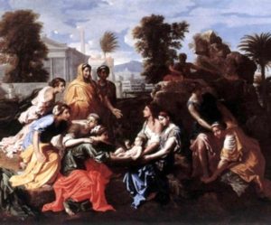 'The Baby Moses Saved From The River', Nicolas Poussin
