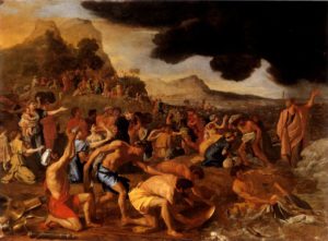 'The Crossing of the Red Sea', Nicolas Poussin, 1633-34